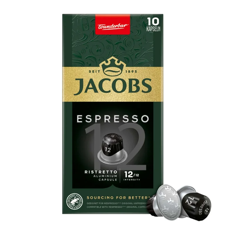 JACOBS Ristretto Kάψουλες Συμβατές Με Μηχανές Nespresso* 10τεμ