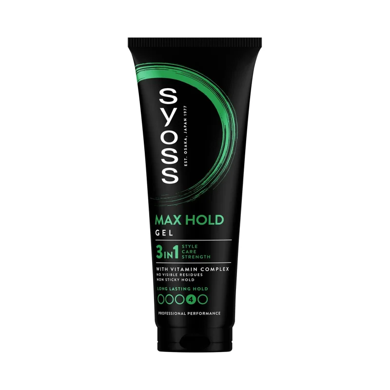 SYOSS Max Hold Ζελέ Μαλλιών για Έξτρα Δυνατό Κράτημα 250ml