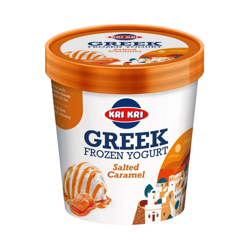 ΚΡΙ ΚΡΙ Greek Frozen Yogurt Παγωτό Salted Caramel 320g (450ml)