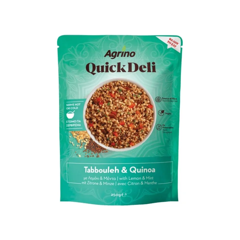 Agrino Quick deli ταμπουλέ & κινόα με λεμόνι & μέντα 250g