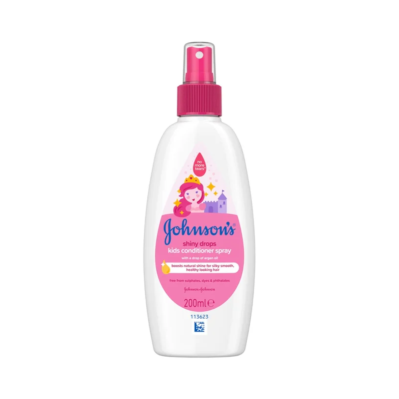 JOHNSON'S Kids Conditioner Μαλλιών Σπρέι Shiny Drops 200ml