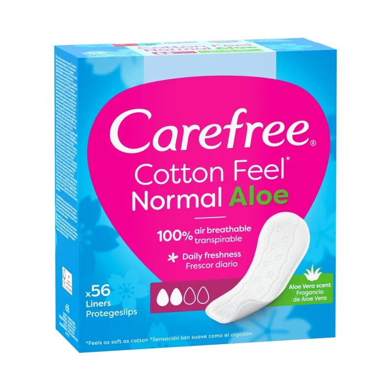 CAREFREE Σερβιετάκια Aloe 56τεμ