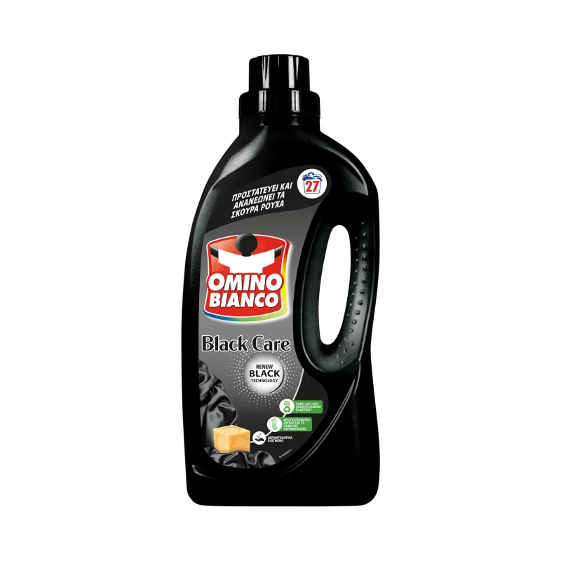 OMINO BIANCO Απορρυπαντικό Πλυντηρίου Ρούχων Υγρό Black Wash για Σκούρα Ρούχα 27 πλύσεις