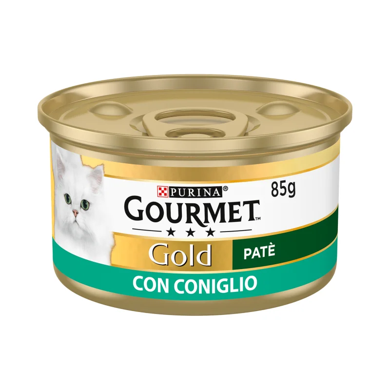 GOURMET Gold Υγρή Τροφή Γάτας Πατέ με Κουνέλι 85g
