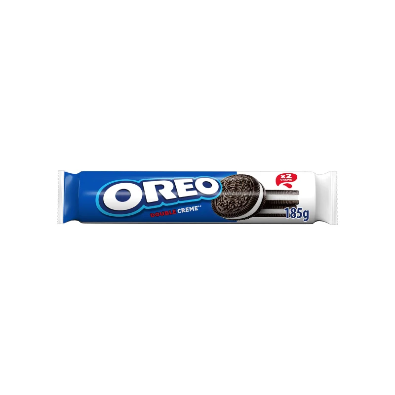 Oreo μπισκότα γεμιστά double 185g
