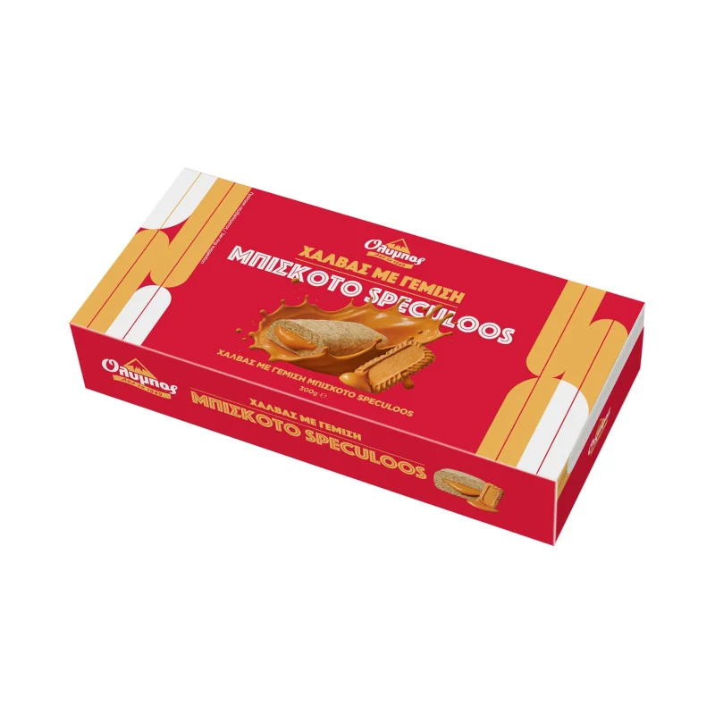 Χαλβάς ΟΛΥΜΠΟΣ με γέμιση Μπισκότο Speculoos 300g