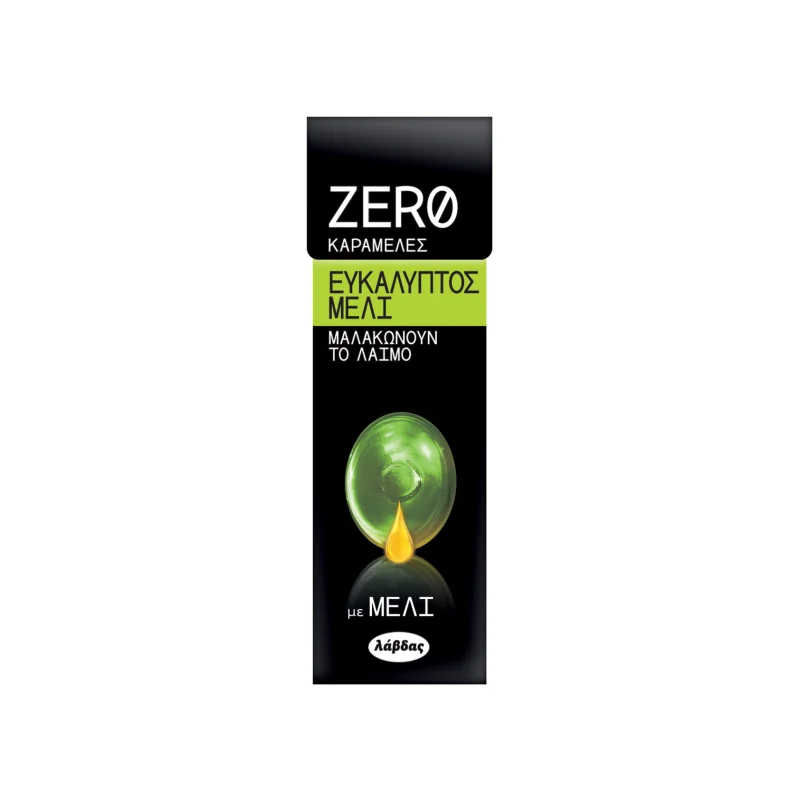 Λάβδας Zero% καραμέλες ευκάλυπτος, μελι 32g