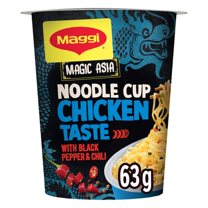 Maggi Noodle Cup με Γεύση Κοτόπουλο Magic Asia (63 g)