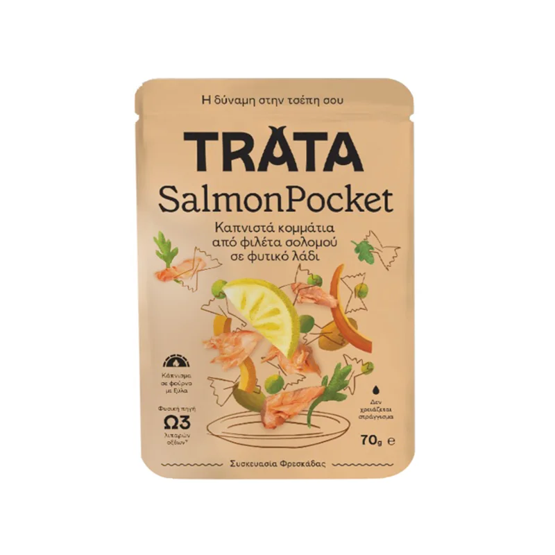 Trata Pocket σολομός φιλέτο καπνιστός 70g