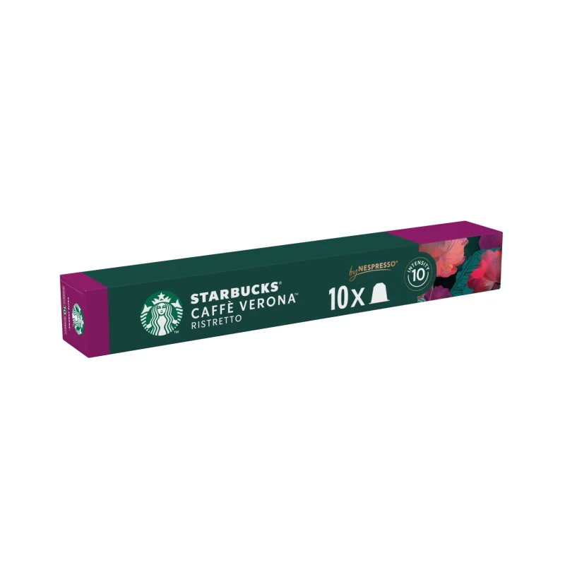 STARBUCKS Καφές Espresso Café Verona 10 κάψουλες συμβατές με μηχανή Nespresso 55g