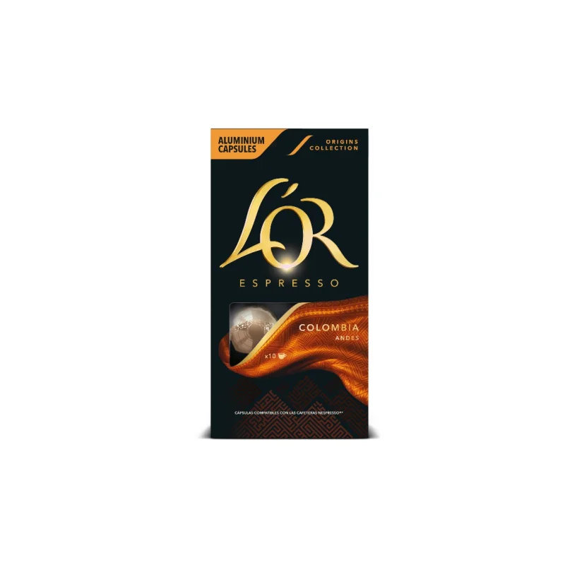 L'OR Kάψουλες Espresso Colombia Συμβατές Με Μηχανές Nespresso* 10τεμ