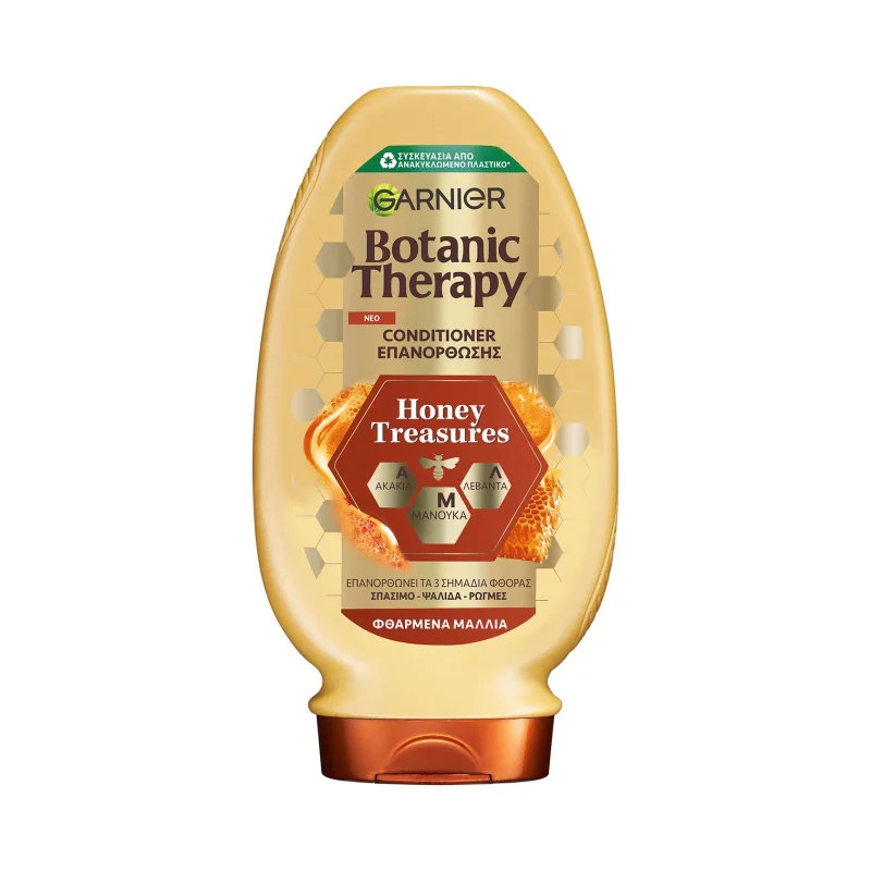 BOTANIC THERAPY Honey Treasures Κρέμα Conditioner Επανόρθωσης για Φθαρμένα Μαλλιά 200ml