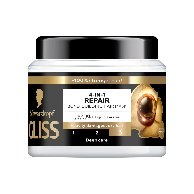 Schwarzkopf Gliss 4 in 1 repair bond- building μάσκα μαλλιών 400ml