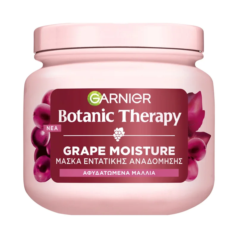 GARNIER Botanic Therapy Grape Moisture Μάσκα Εντατικής Αναδόμησης για Αφυδατωμένα Μαλλιά 340ml