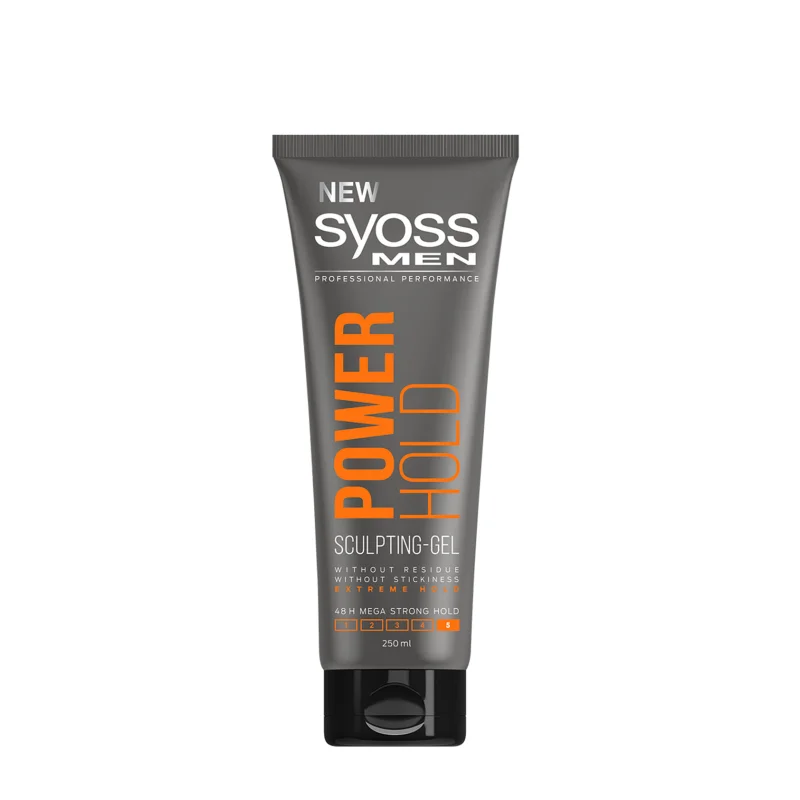 Syoss Power hold gel μαλλιών αντρικό mega strong αντρικό 250ml