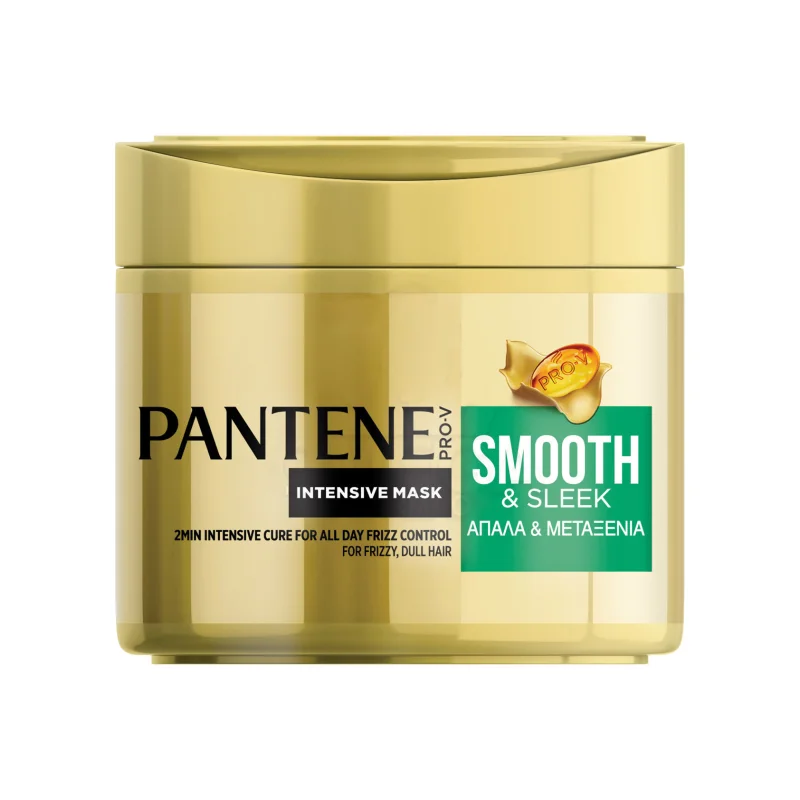Pantene Απαλά & μεταξένια μάσκα μαλλιών για θαμπά, φριζαρισμένα μαλλιά 300ml