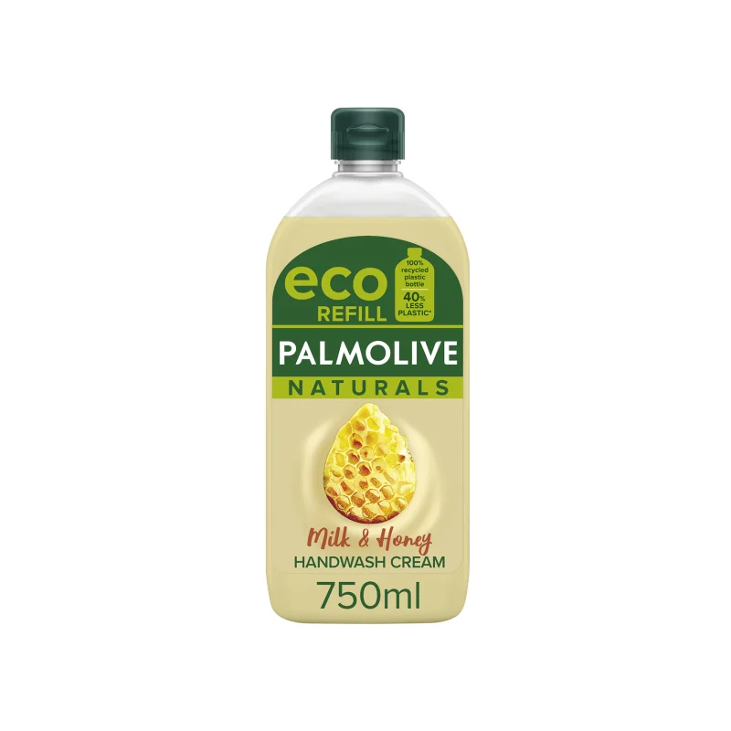Palmolive Naturals υγρό κρεμοσάπουνο ανταλλακτικό μέλι & γάλα 750ml