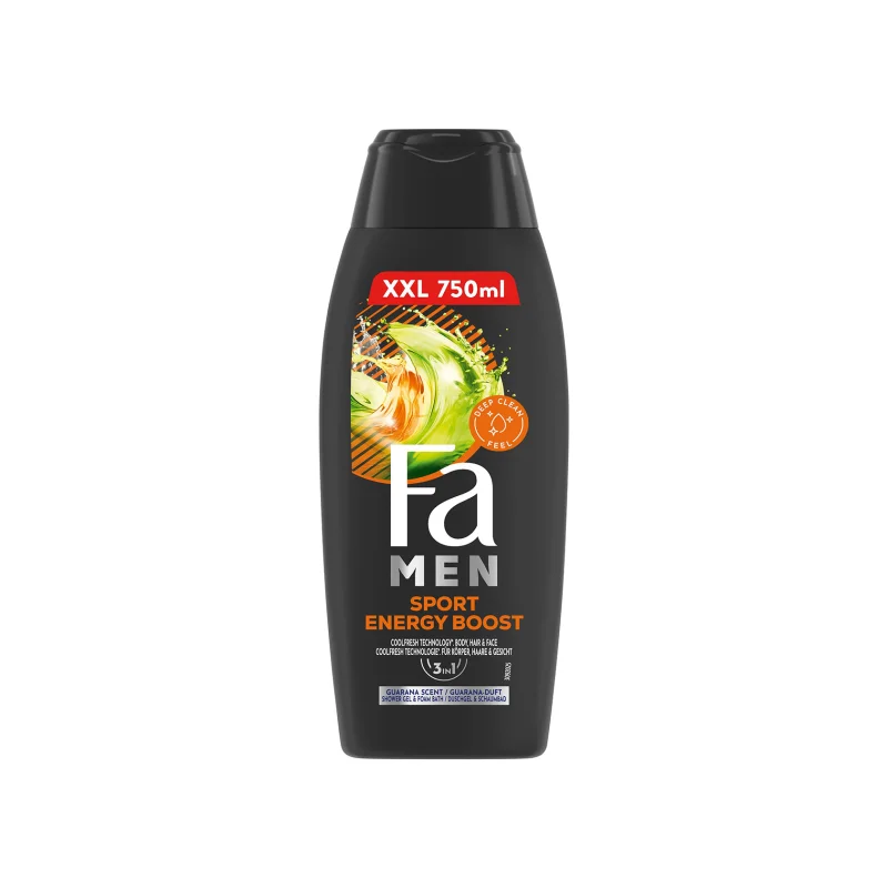 Fa αφρόλουτρο αντρικό energy boost 750ml