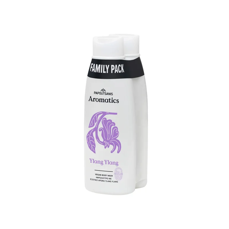Papoutsanis Aromatics αφρόλουτρο ylang ylang 2x650ml
