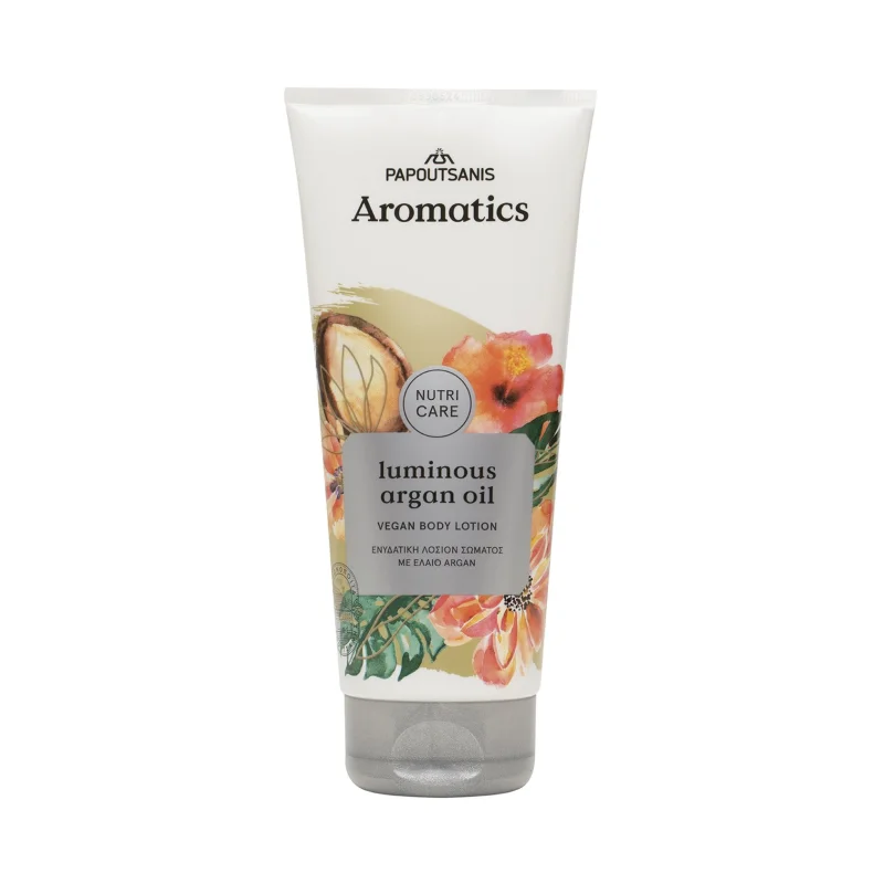 PAPOUTSANIS Aromatics Κρέμα Σώματος Luminous Argan Oil Vegan 200ml
