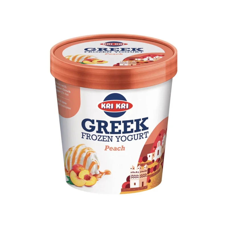 Κρι Κρι Frozen Yogurt παγωτό οικογενειακό ροδάκινο 320g
