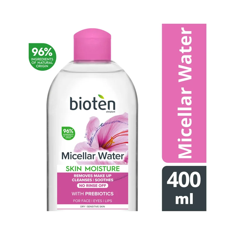 BIOTEN Skin Moisture Νερό Καθαρισμού Προσώπου Micellar για Ξηρή Ευαίσθητή Επιδερμίδα 400ml