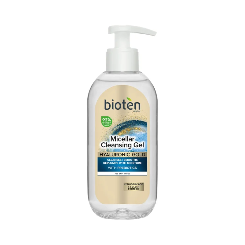 BIOTEN Hyaluronic Gold Τζελ Καθαρισμού Προσώπου Micellar 200ml