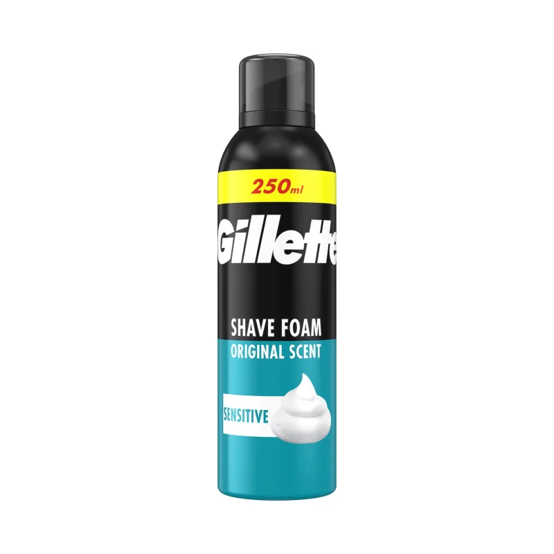 GILLETTE Αφρός Ξυρίσματος Sensitive 250ml