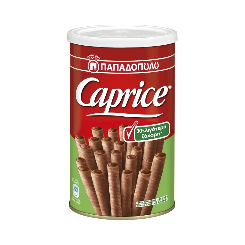 Caprice Γκοφρέτα Πουράκια με 30% Λιγότερη Ζάχαρη 250gr