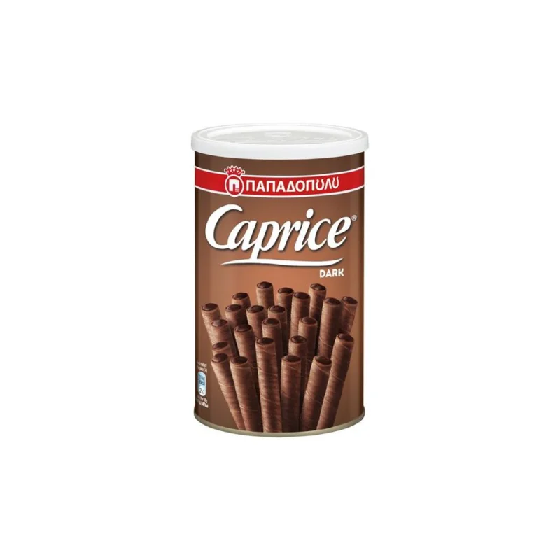 Caprice Γκοφρέτα Πουράκια Μαύρη Σοκολάτα 250gr