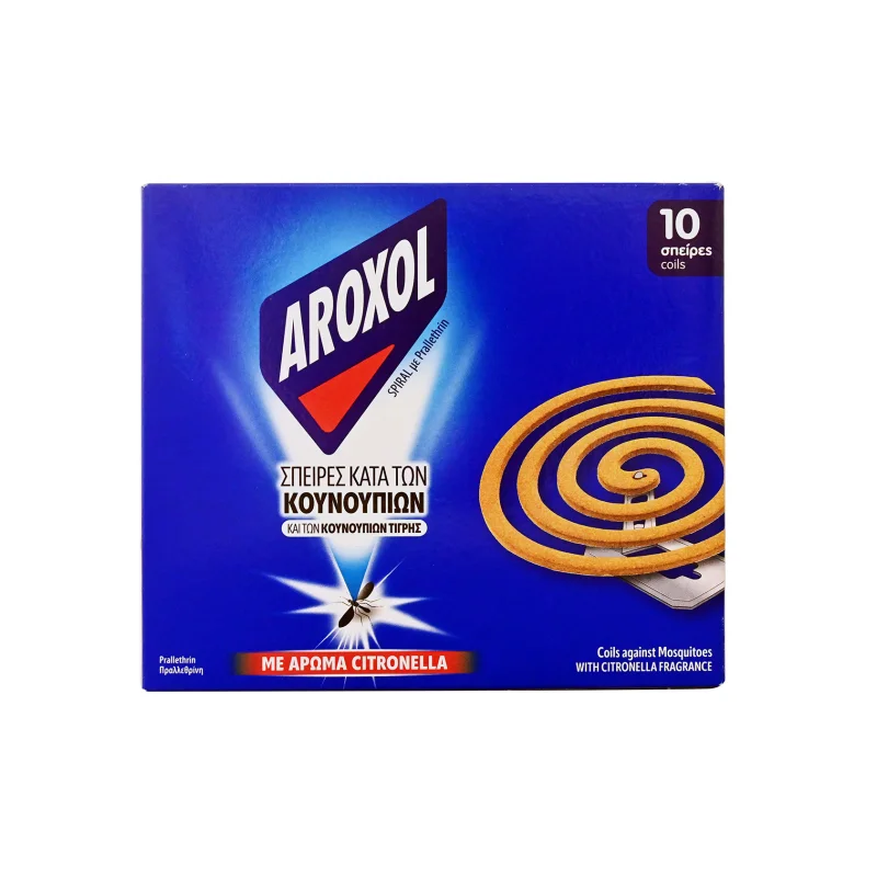 Aroxol Spiral καπνογόνες σπείρες citronella 10τεμ