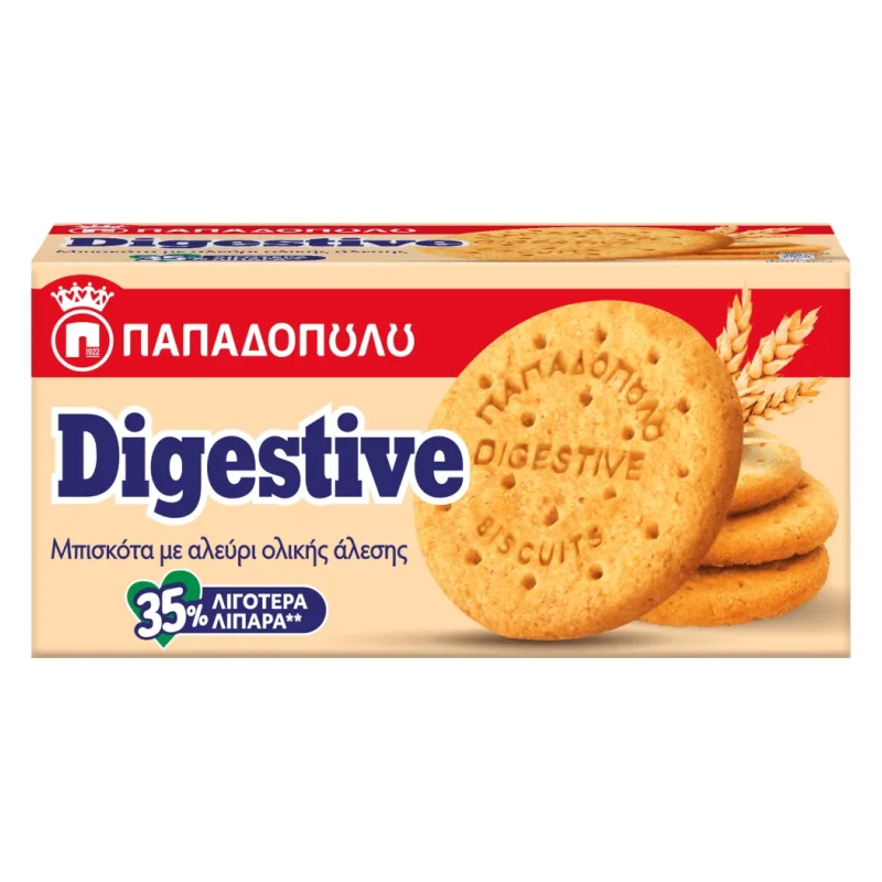 Digestive Μπισκότα 35% Λιγότερα Λιπαρά 250gr