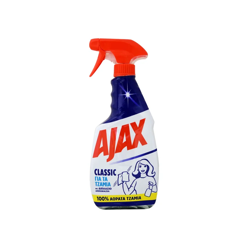 Ajax spray καθαρισμού τζαμιών classic 500ml