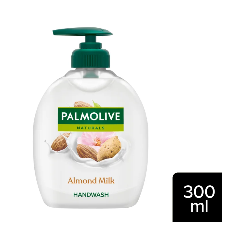 Palmolive Υγρό Κρεμοσάπουνο Αντλία Naturals Γάλα & Αμύγδαλο (300 ml)