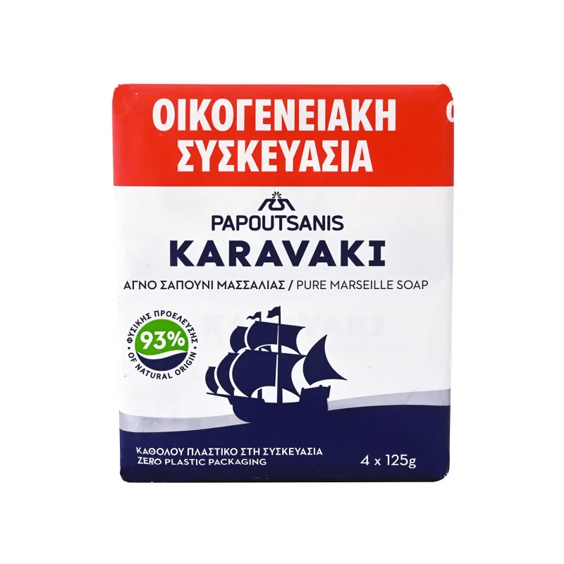 Papoutsanis Karavaki σαπούνι 4x125g