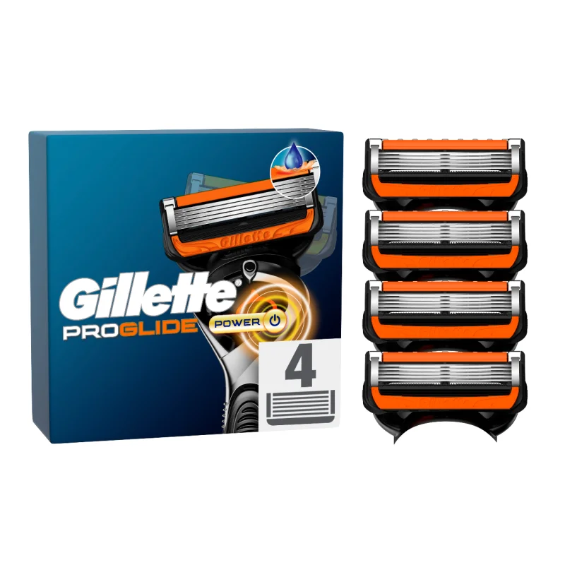 GILLETTE Ανταλλακτικές Κεφαλές Fusion5 ProGlide Power 4 Τεμάχια