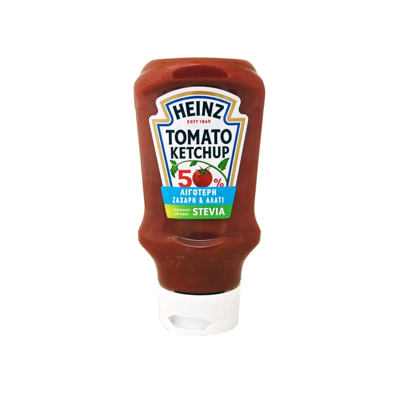 Heinz κέτσαπ 50% λιγότερη ζάχαρη & αλάτι 435g