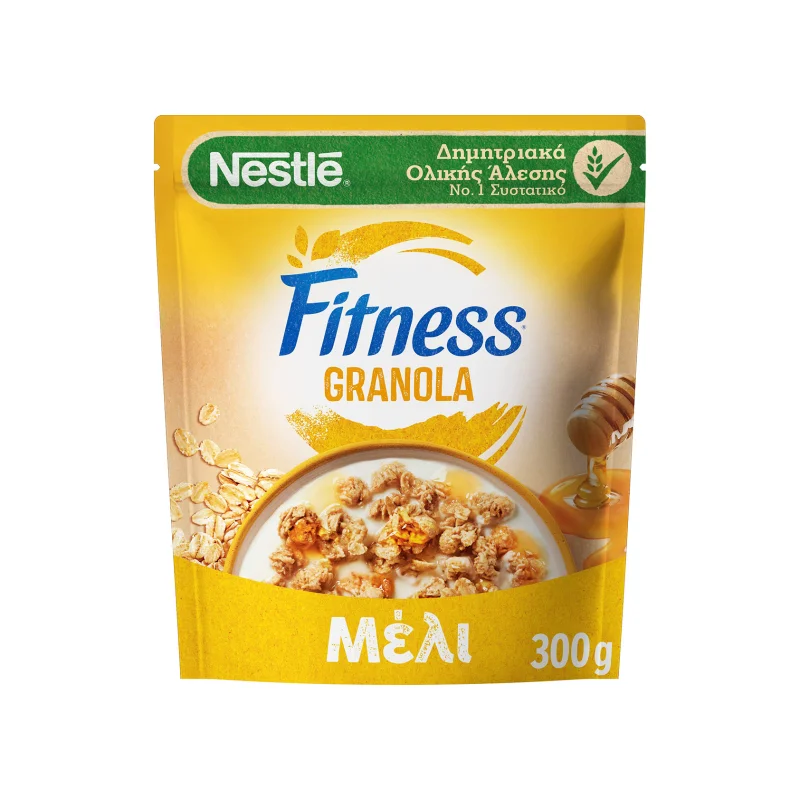 Fitness Granola δημητριακά ολικής άλεσης μέλι 300g