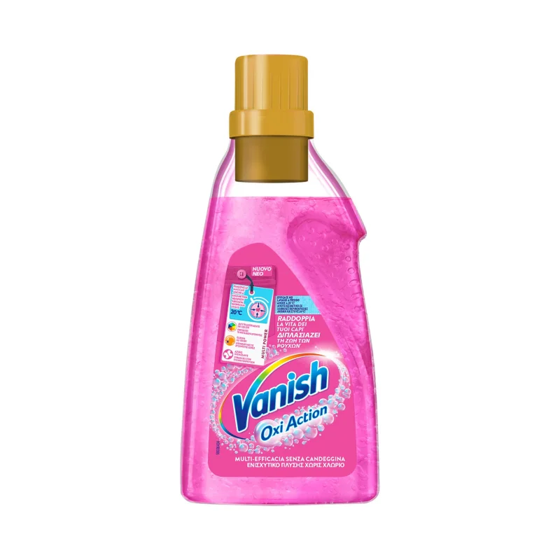 VANISH Oxi Action Ενισχυτικό Πλύσης Τζελ Χωρίς χλώριο 750ml