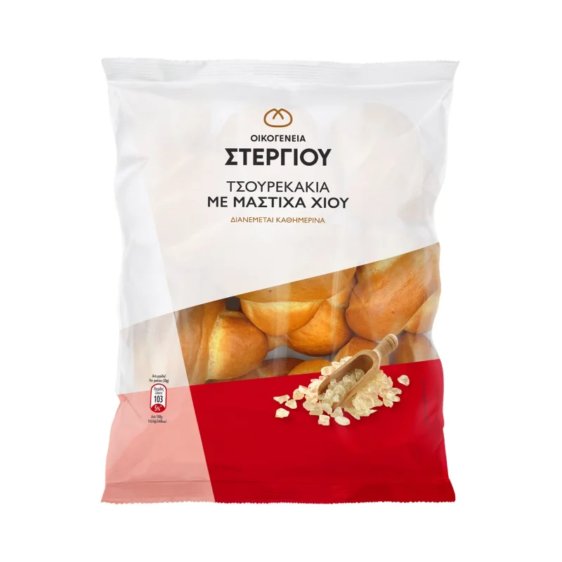 ΟΙΚΟΓΕΝΕΙΑ ΣΤΕΡΓΙΟΥ Τσουρεκάκι με Μαστίχα Χίου 300g
