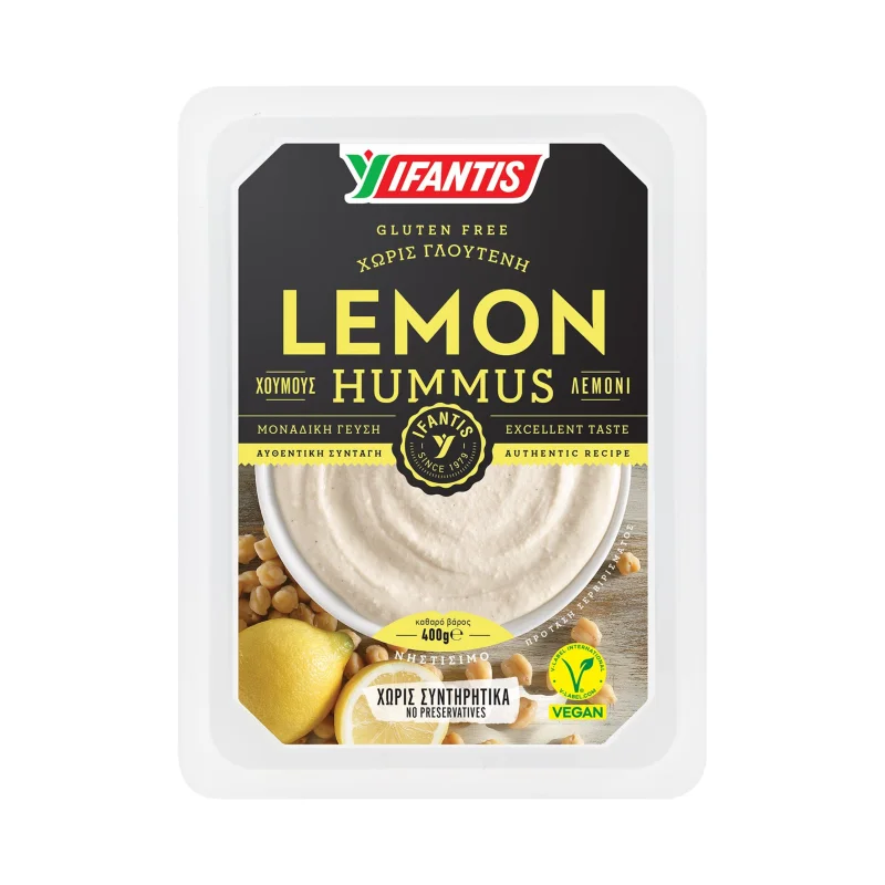 Χούμους IFANTIS Λεμόνι Vegan Χωρίς γλουτένη 400g