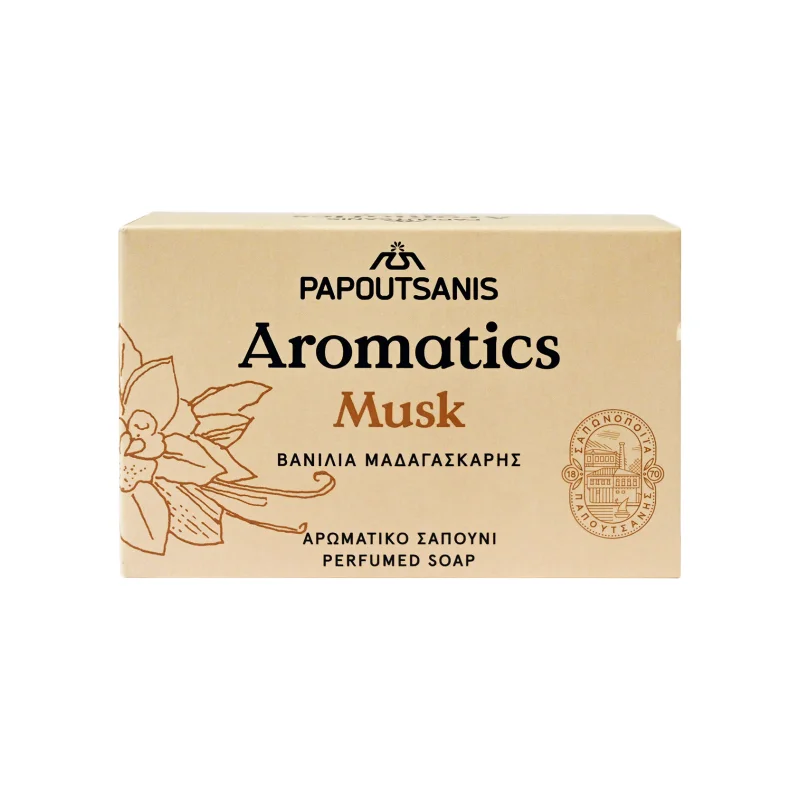 Papoutsanis Aromatics σαπούνι musk 100g