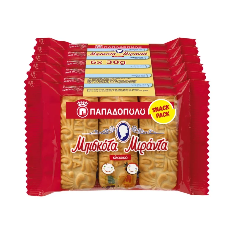 ΠΑΠΑΔΟΠΟΥΛΟΥ Μιράντα Μπισκότα 6x30g