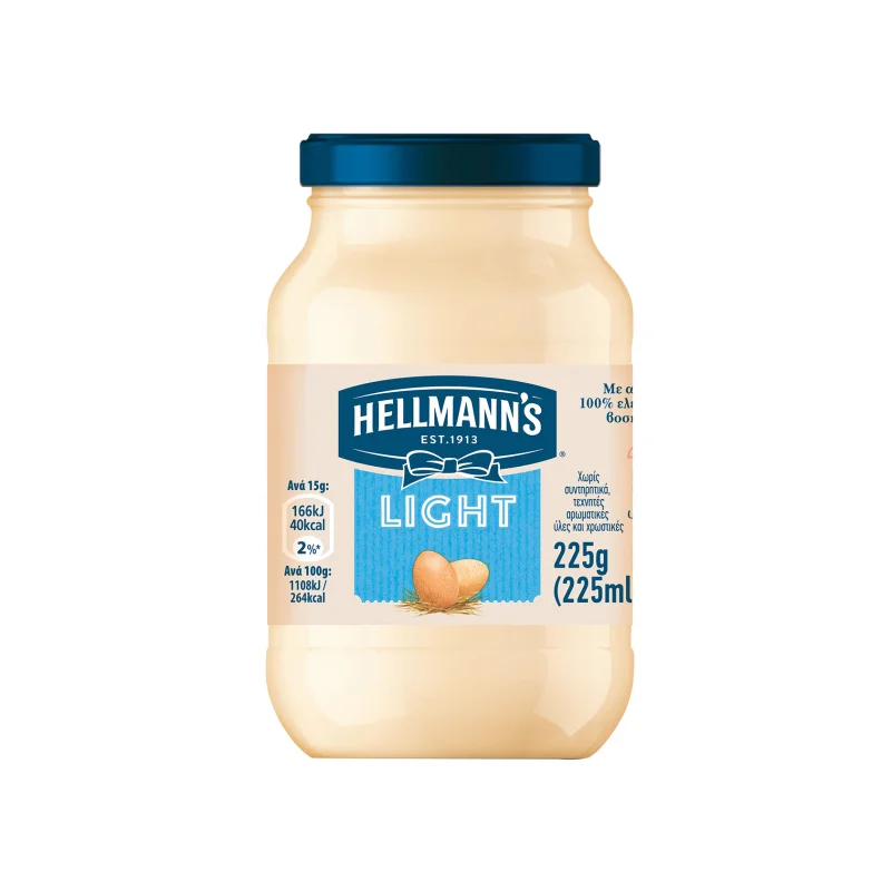 Hellmann's μαγιονέζα light 225ml