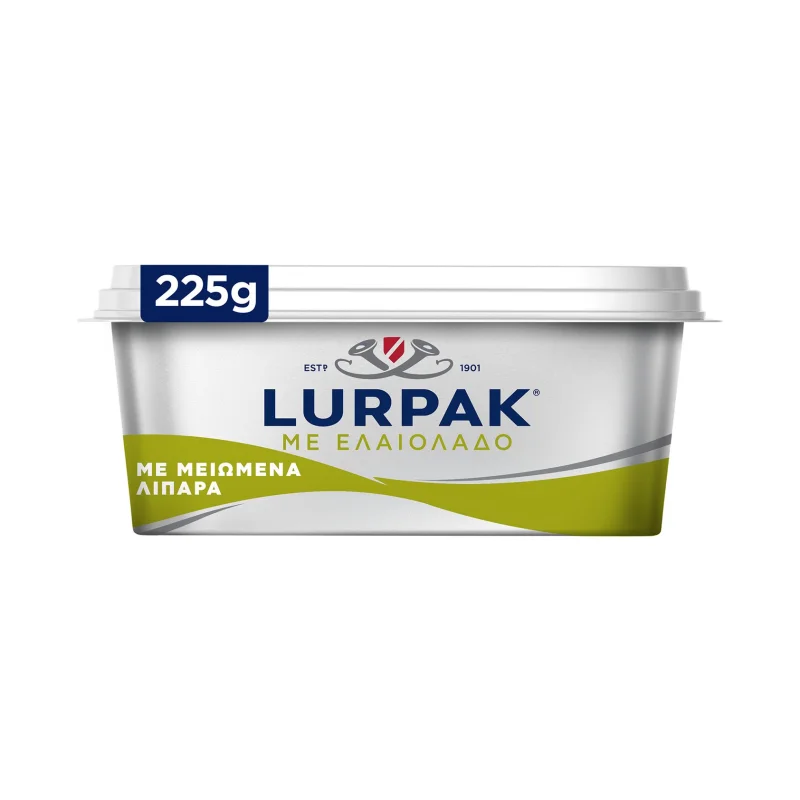 LURPAK Soft Μείγμα Λιπαρών Υλών για Επάλειψη με Ελαιόλαδο με Μειωμένα Λιπαρά 225g
