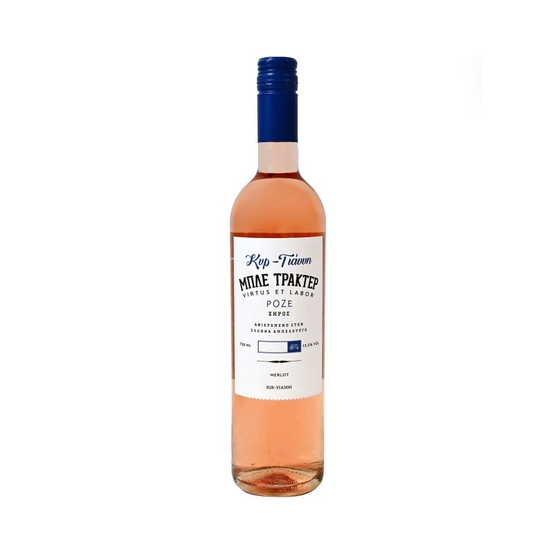 ΜΠΛΕ ΤΡΑΚΤΕΡ Κυρ-Γιάννη Ροζέ Οίνος ΠΓΕ 750ml
