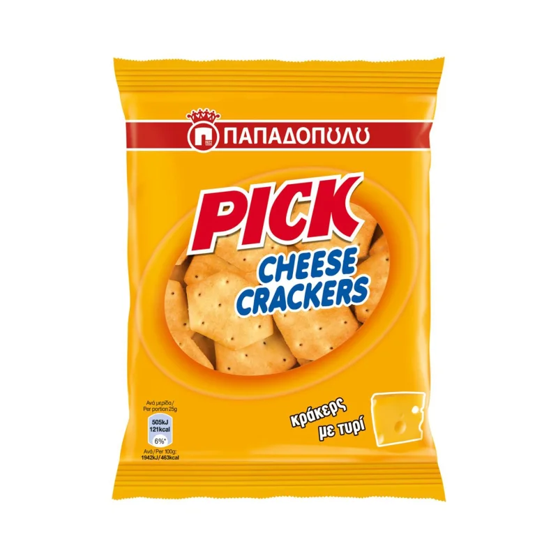 ΠΑΠΑΔΟΠΟΥΛΟΥ Pick Κράκερς με Τυρί 45g