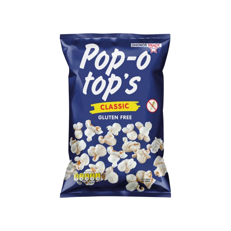Ohonos snak Pop-o-top's ποπ κορν classic 85g