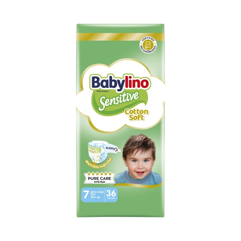 Sensitive Πάνες Cotton Soft Νο7 Extra Large Plus 15+ kg 36τεμ