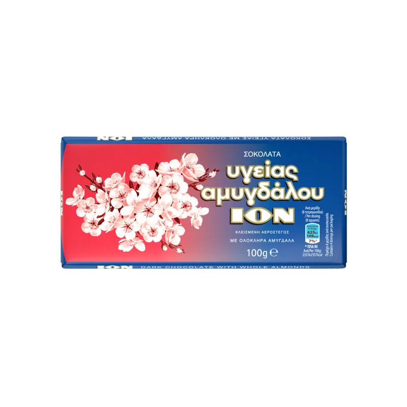 Ίον σοκολάτα υγείας αμυγδάλου 100g